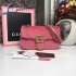 Gucci GG Marmont velvet shoulder bag pink 26cm